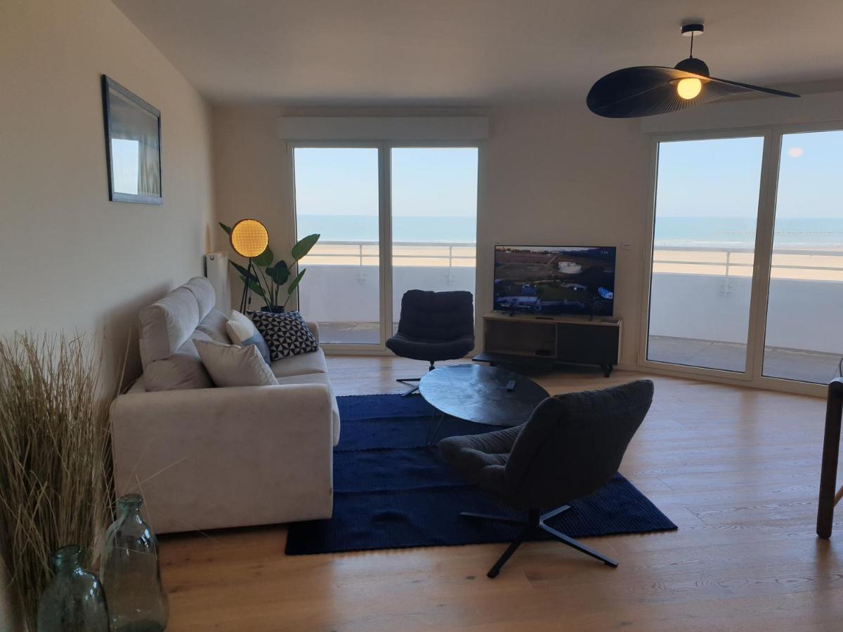 Appartement L'opaline - Vue plage-mer-digue-Wifi-Netflix-Parking abrité à Dunkirk Extérieur photo