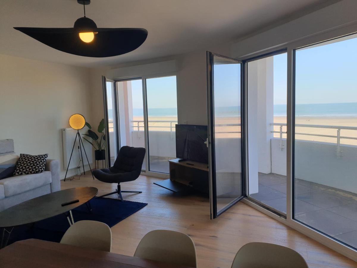 Appartement L'opaline - Vue plage-mer-digue-Wifi-Netflix-Parking abrité à Dunkirk Extérieur photo